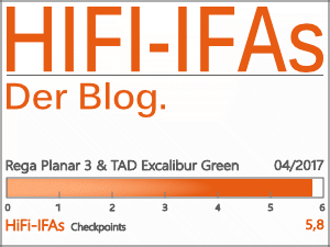 Rega Planar 3 & TAD Excalibur Green Testergebnis