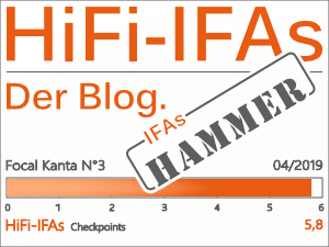 Focal Kanta N°3. Testergebnis 5,8 von 6,0 Punkten. Hammer und Highlight