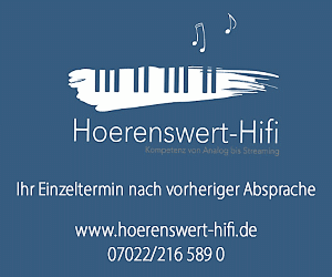 Hoerens-Wert, das HiFi- und High End Studio in Nürtingen