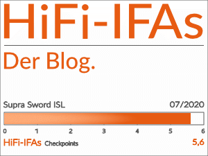 Supra Sword ISL NF-Kabel im Test. Testergebnis 5,6 von 6,0 Punkten.