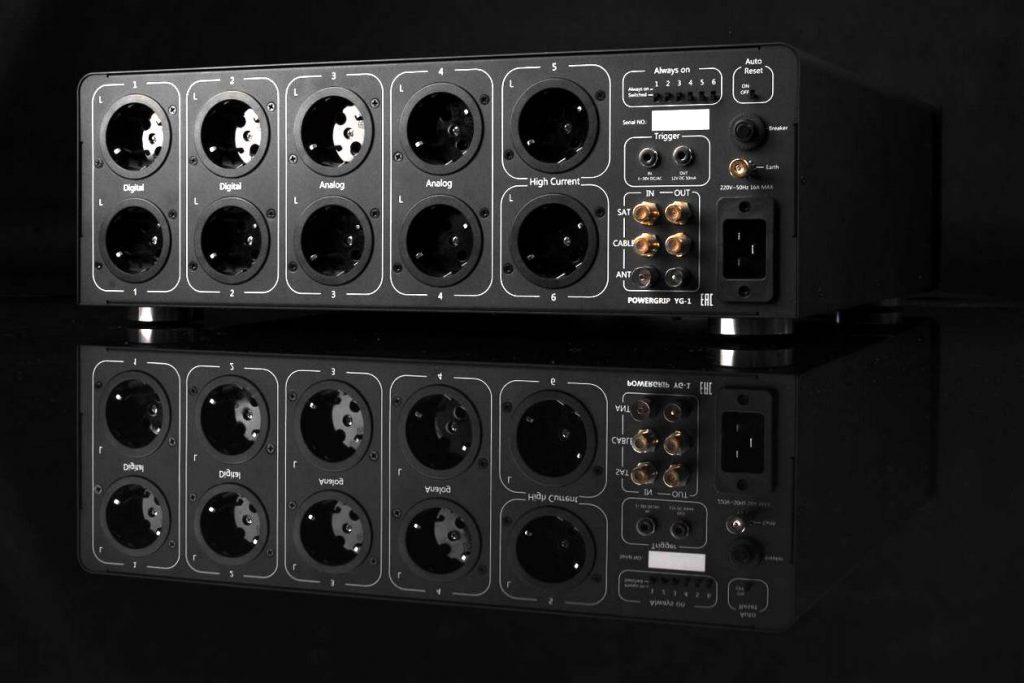 POWERGRIP HiFi-Netzfilter mit 10 Steckdosen