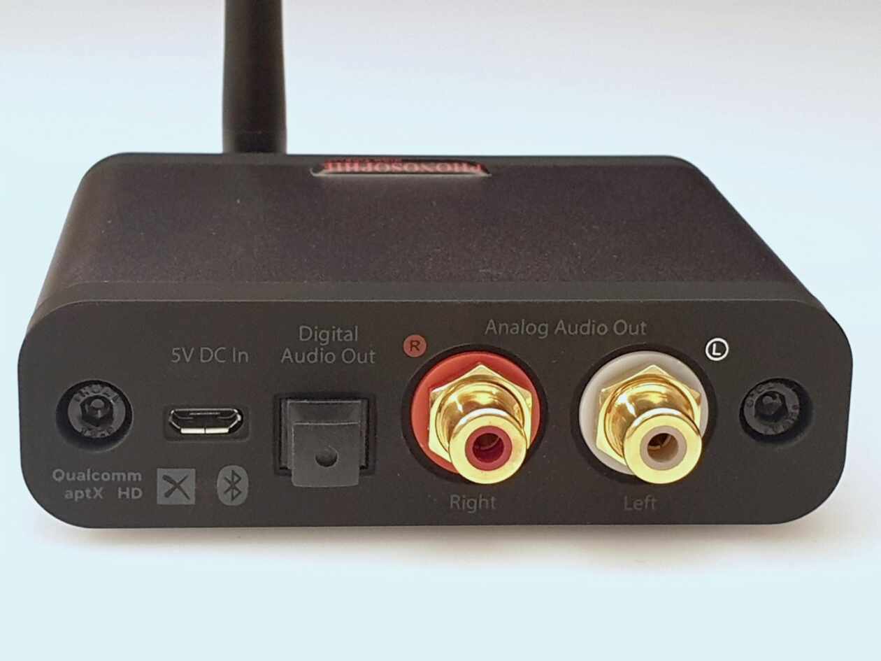 Phonosophie AE B1 von hinten: Anschlussfeld