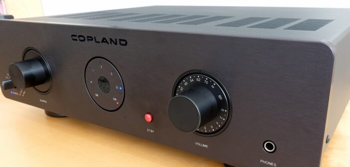 Alps-Lautstärkeregler am HiFi Vollverstärker Copland CSA70.