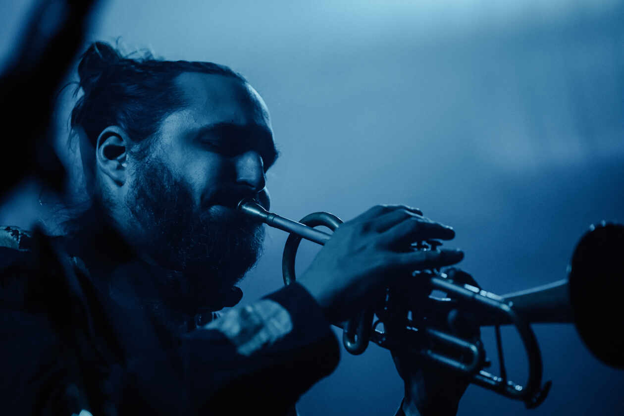 Mario Rom an der Trompete