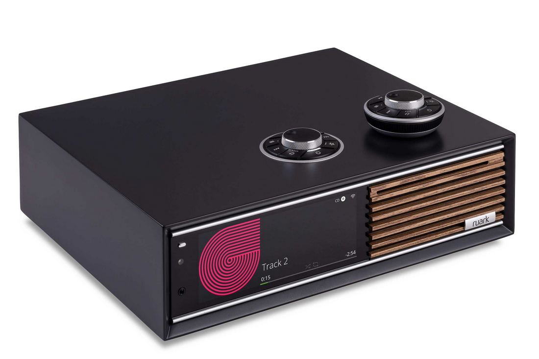Neuer High End All-In-One Streamng-Verstärker Ruark R710 mit HDMI, Phono-MM-Verstärker und CD-Laufwerk.