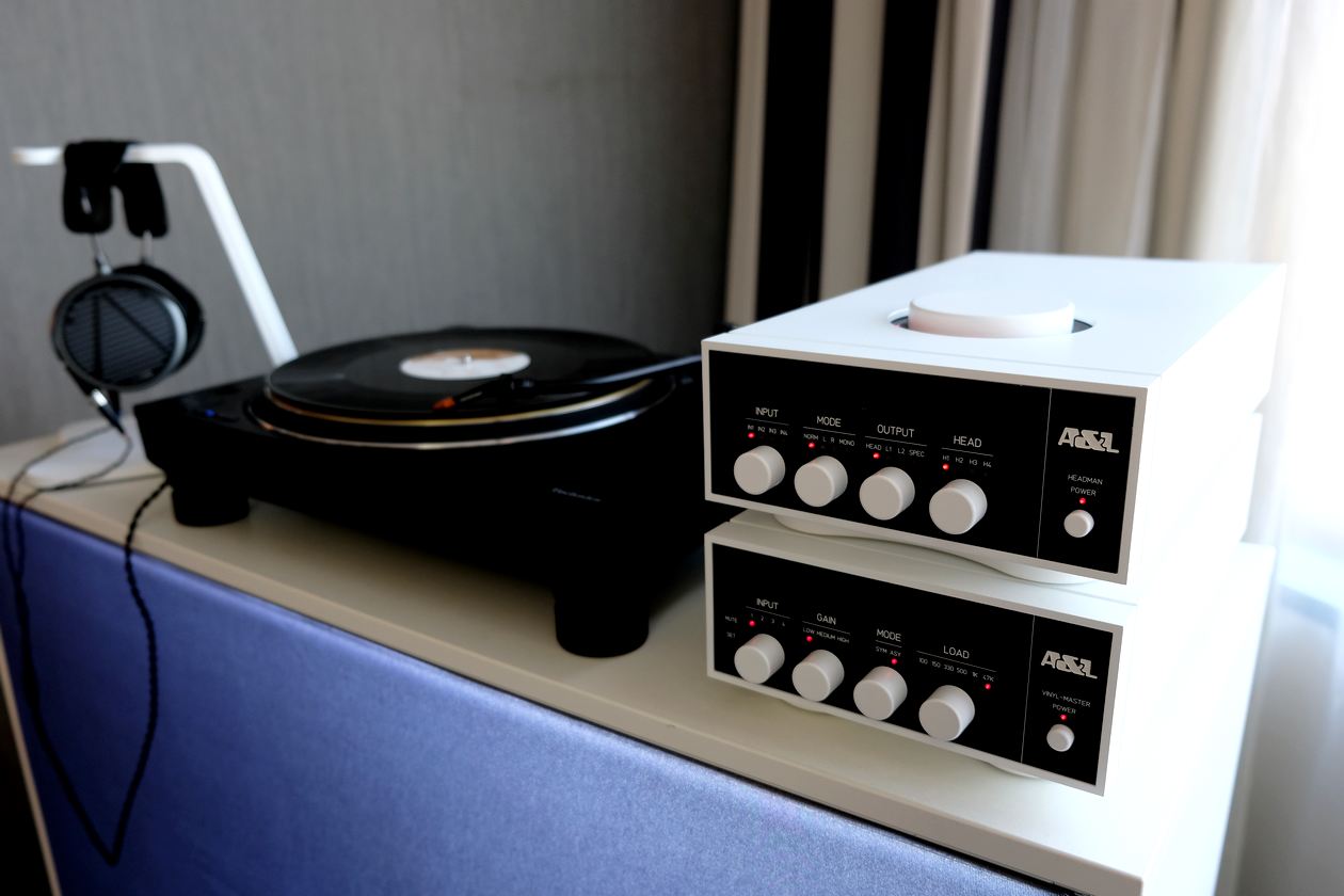A&L VINYL-MASTER unten und oben der A&L HEADMAN