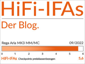 Test-Ergebnis des HiFi Phono-Vorverstärker Rega Aria MK3 MM/MC: 5,6 von 6,0 Punkten.