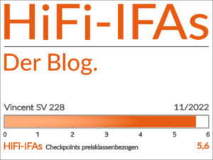 Test-Ergebnis HiFi-Hybrid-Verstärker mit DAC & Bluetooth Vincent SV 228.