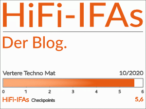 Test-Ergebnis der Plattentellerauflage Vertere Techno Mat aus Kork und Filz: 5,6 von 6,0 Punkten